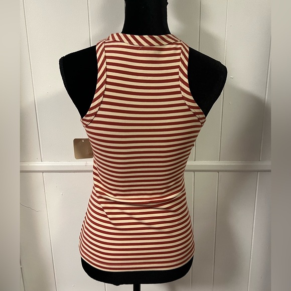 NEW‼️Maeve by Anthropologie Ribbed Tank -Ceder MEDIUM - Picture 5 of 8